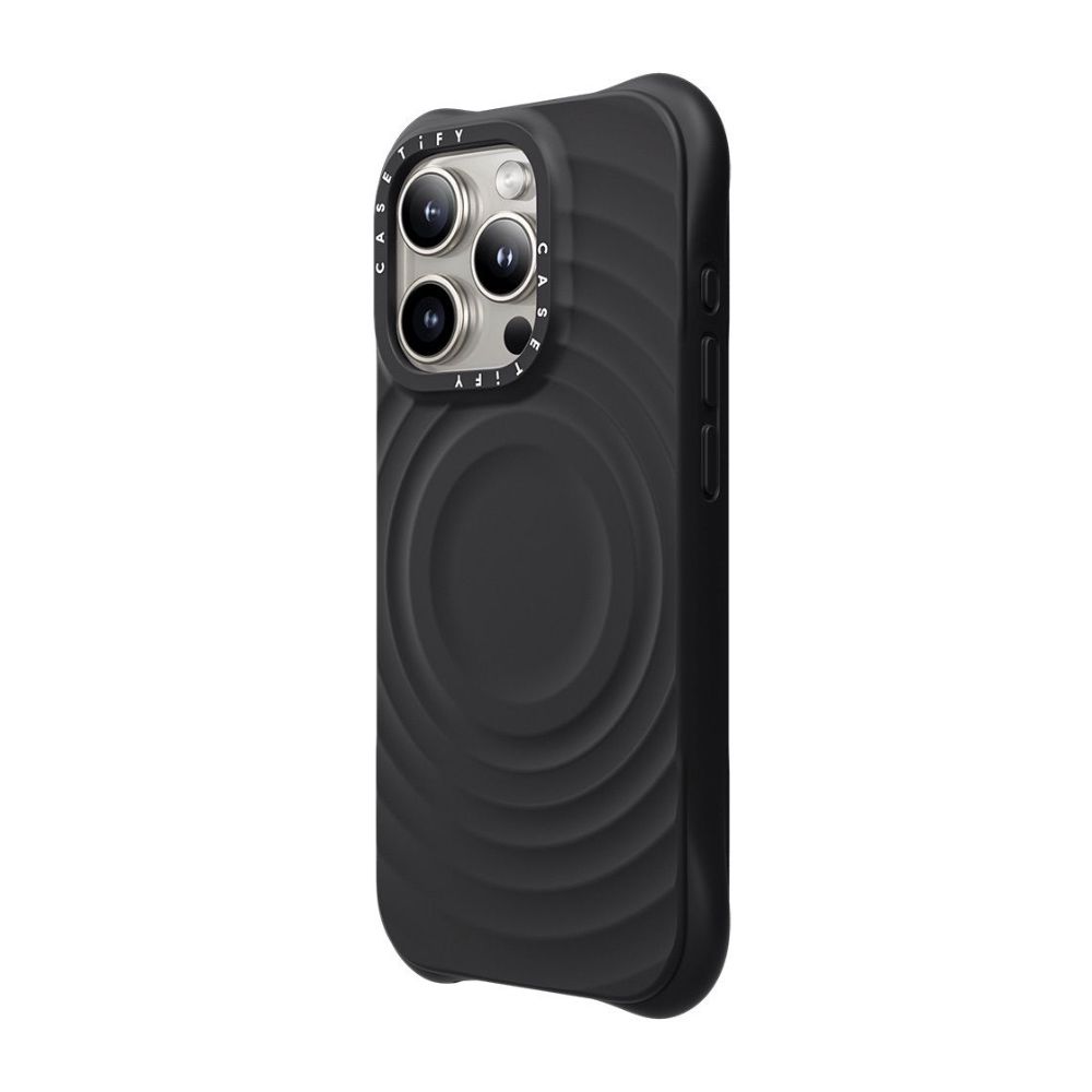 Casetify Ripple Case Magsafe for iPhone 15 Pro (Black Casetify Ripple Case Magsafe for iPhone 15 Pro (Black